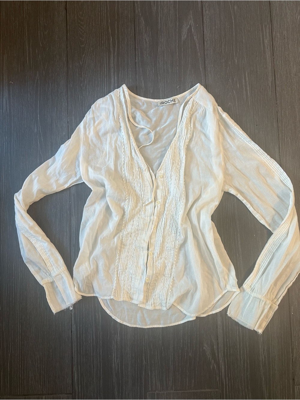 White Flowy Blouse